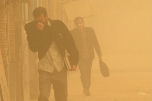 گرد و غبار به سراسر خوزستان گسترش می‌یابد