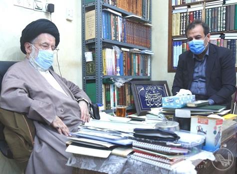 دیدار شهردار اهواز با آیت الله شفیعی نماینده مردم خوزستان در مجلس خبرگان رهبری دیدار شهردار اهواز با آیت الله شفیعی نماینده مردم خوزستان در مجلس خبرگان رهبری