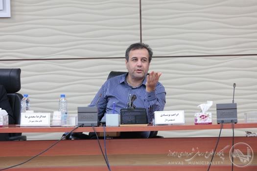 شهردار اهواز خطاب به مدیران شهرداری: موظفیم علیرغم تمام چالشها، شاخص های شهری را ارتقا دهیم شهردار اهواز خطاب به مدیران شهرداری: موظفیم علیرغم تمام چالشها، شاخص های شهری را ارتقا دهیم