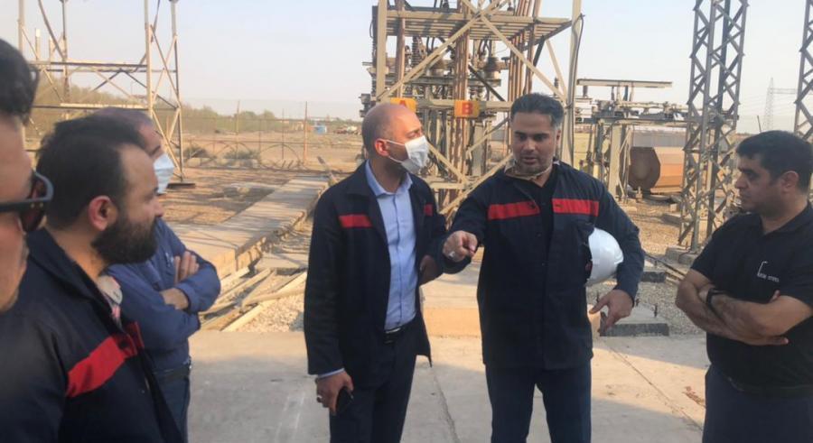 بازدید سرپرست مدیریت عامل شرکت فولاد اکسین از خط تولید بازدید سرپرست مدیریت عامل شرکت فولاد اکسین از خط تولید