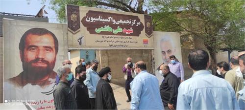 بازدید مدیرعامل فولاد خوزستان از مرکز واکسیناسیون شهید حاج علی هاشمی بازدید مدیرعامل فولاد خوزستان از مرکز واکسیناسیون شهید حاج علی هاشمی