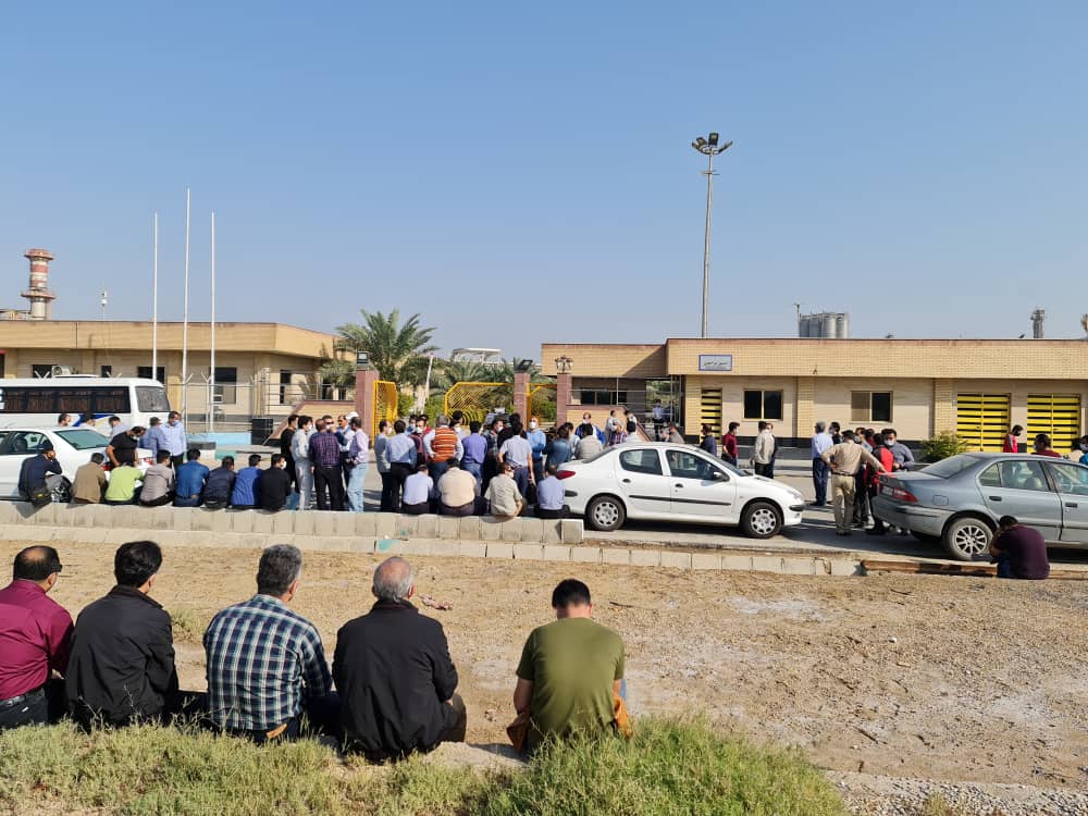 کارکنان پتروشیمی فجر انرژی خلیج فارس دست به اعتصاب غذا زدند!