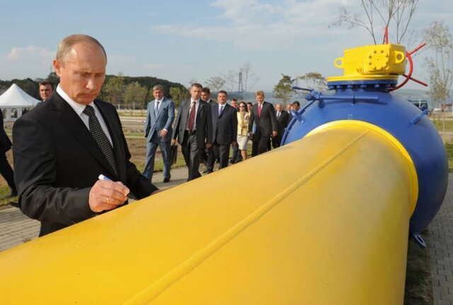 درآمد روزانه ۱۰۰ میلیون دلاری روس ها از فروش گاز