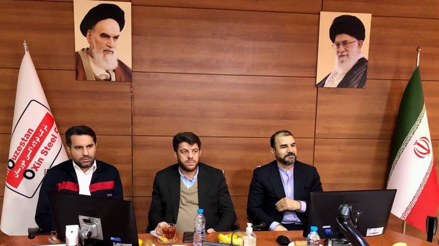 تحقق برنامه های تولید در فولاد اکسین خوزستان تحقق برنامه های تولید در فولاد اکسین خوزستان